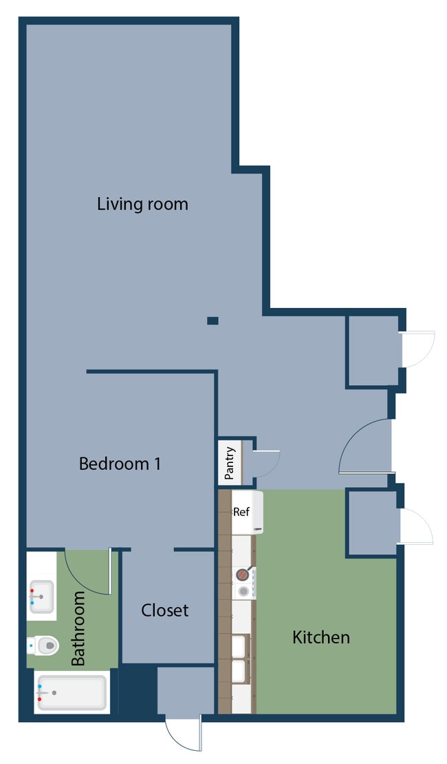 Floorplan - South Main Artspace Lofts