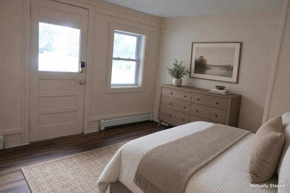 Virtually staged Bedroom 3 - 85 Court St
