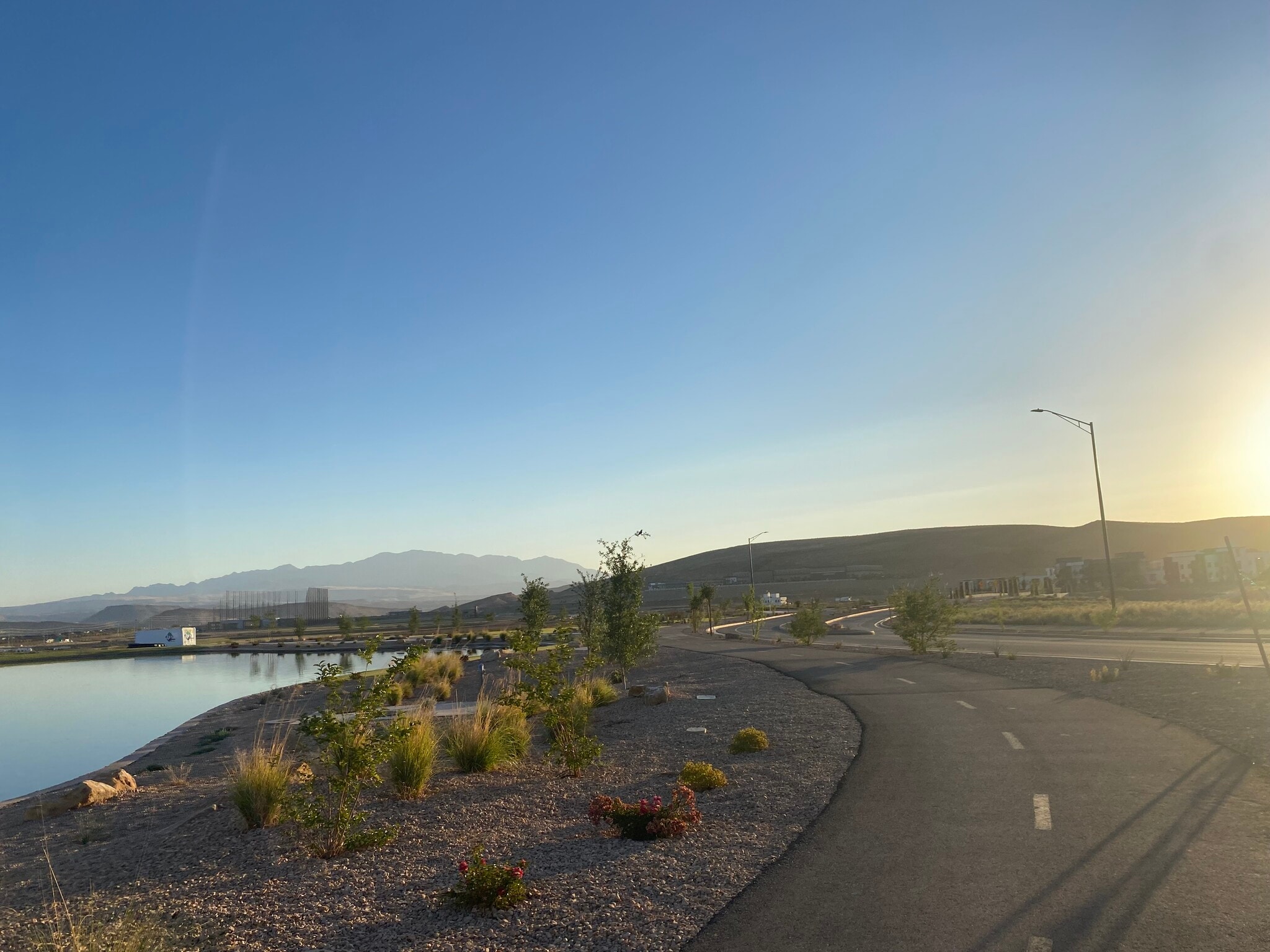 One of the many walking paths throughout the community. - 5801 S Garnet Dr