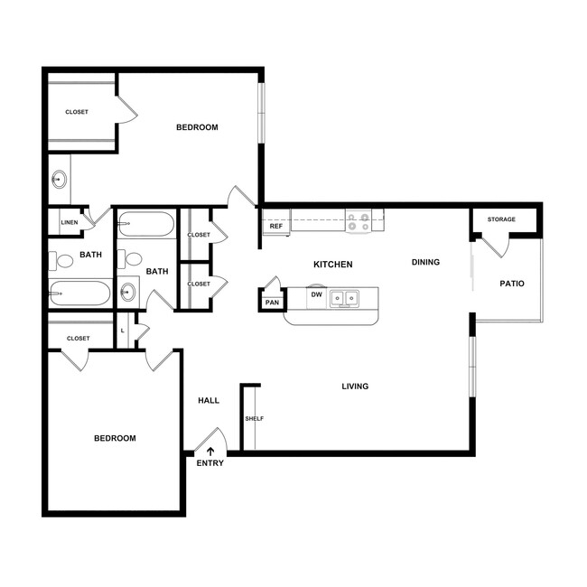 Floorplan - Southstead Apartments