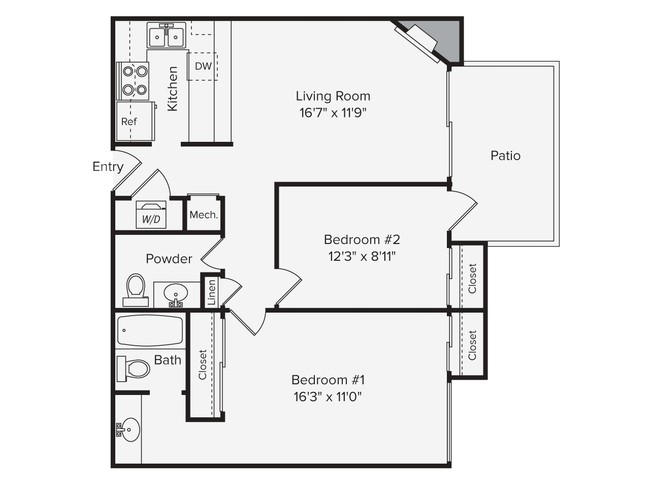 Floorplan - AVA Pasadena