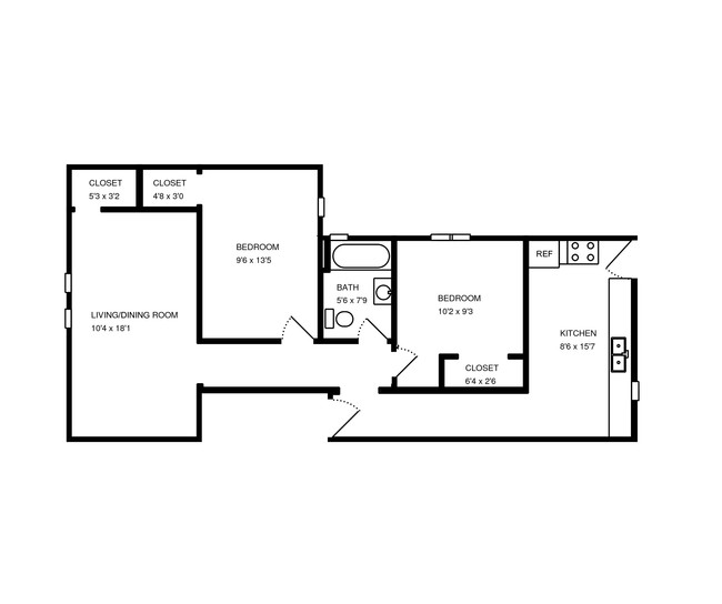 Floorplan - 3156 W Diversey