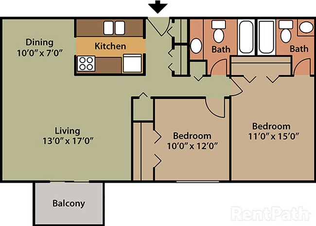 Floorplan - Candlewyck Apartments