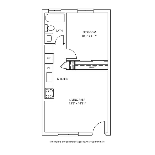 Floorplan - Pearl Apartments
