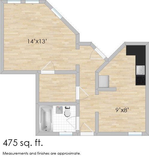 Floorplan - 532 Des Plaines Ave.