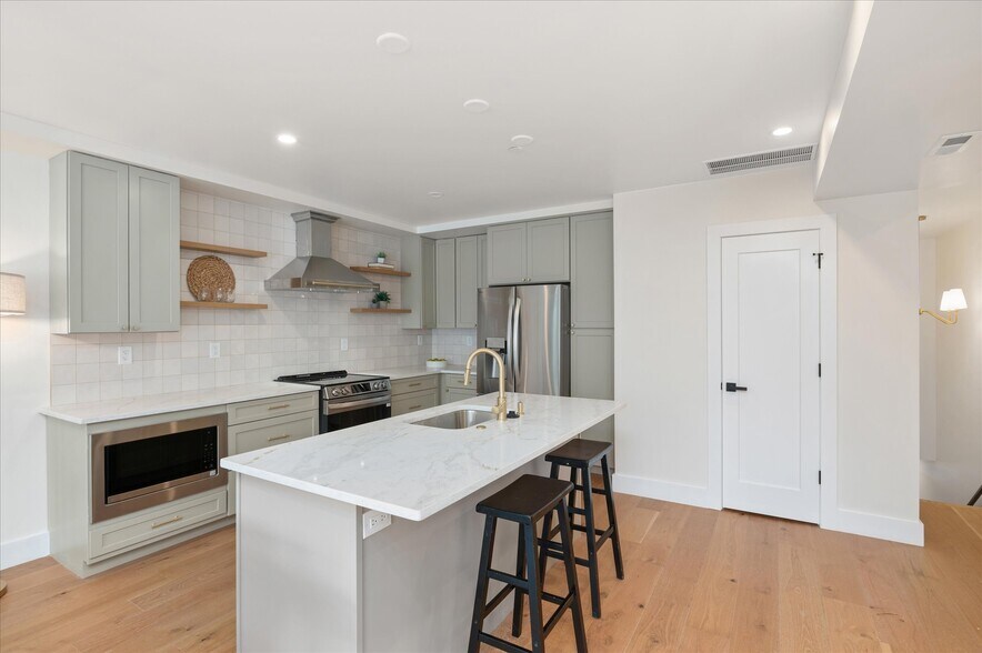 Half bath off of kitchen - 318 Webster St NW