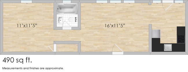 Floorplan - 804 Harrison St.