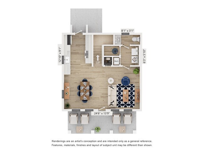 Floorplan - Hamlet at Avalon Park - Homes and Townhomes for Rent