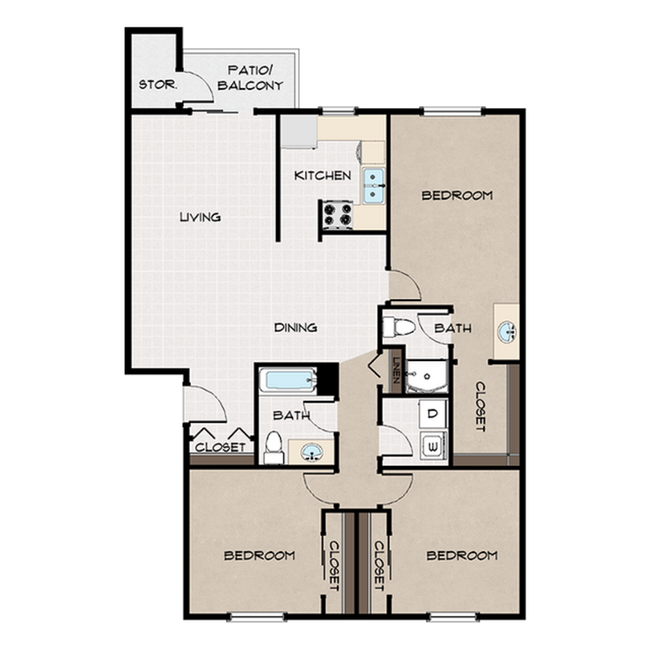 Floorplan - Ascent at South Hill