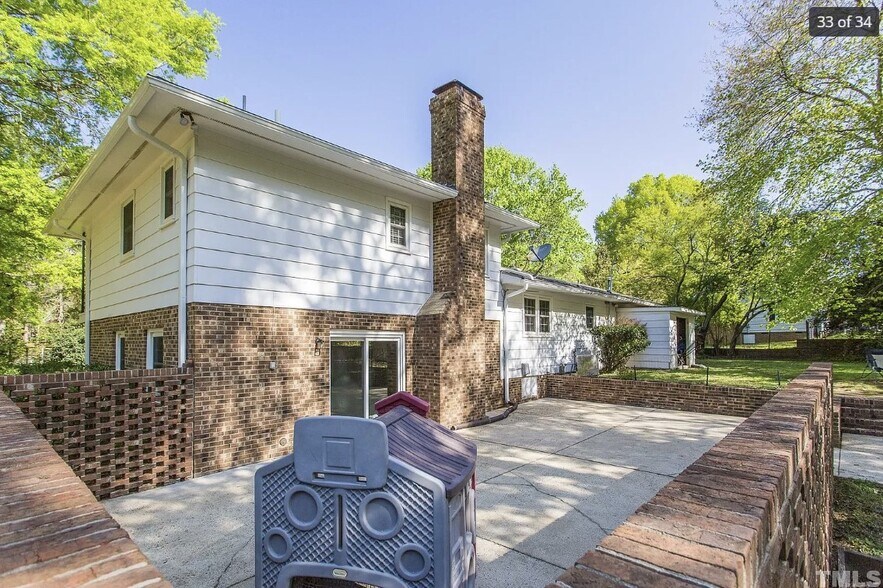 Back patio. - 419 Sharon Rd