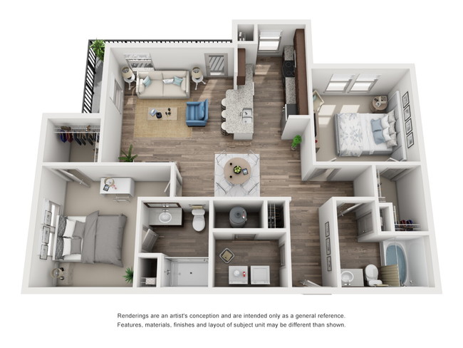 Floorplan - Sorrel Luxury Apartments