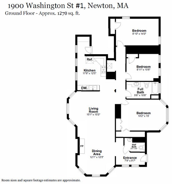 Floor Plan - 1900 Washington St
