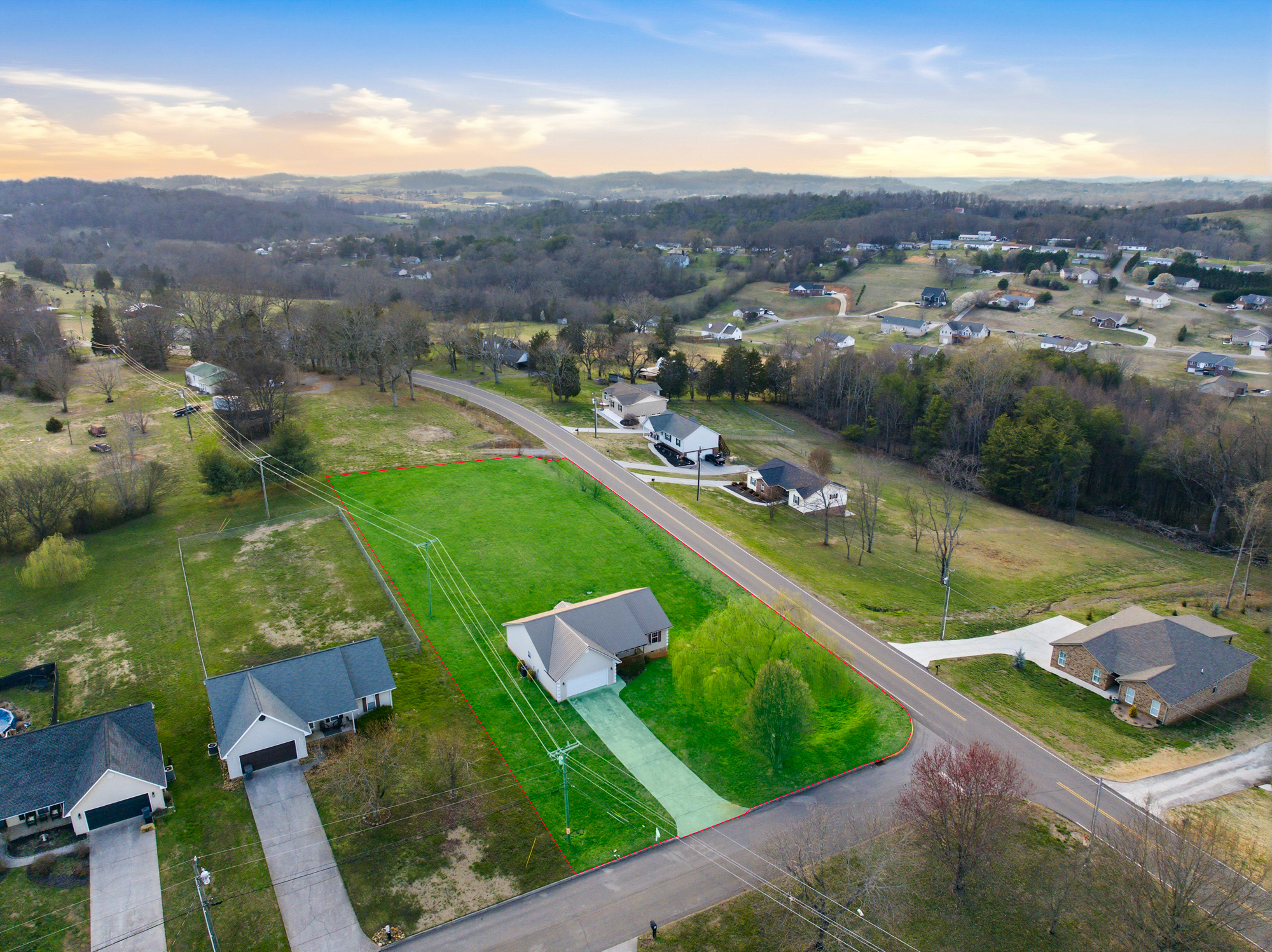 drone shot of house - 1453 Chessingham Dr