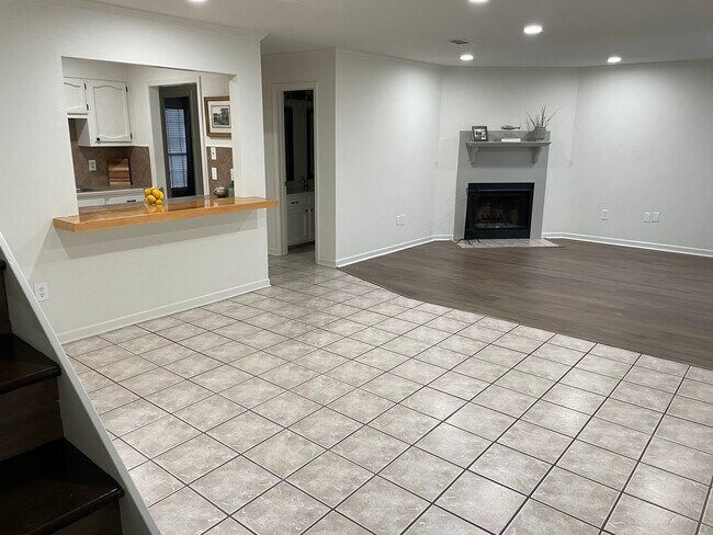 Notice large counter/breakfast bar - 12447 Coursey Blvd