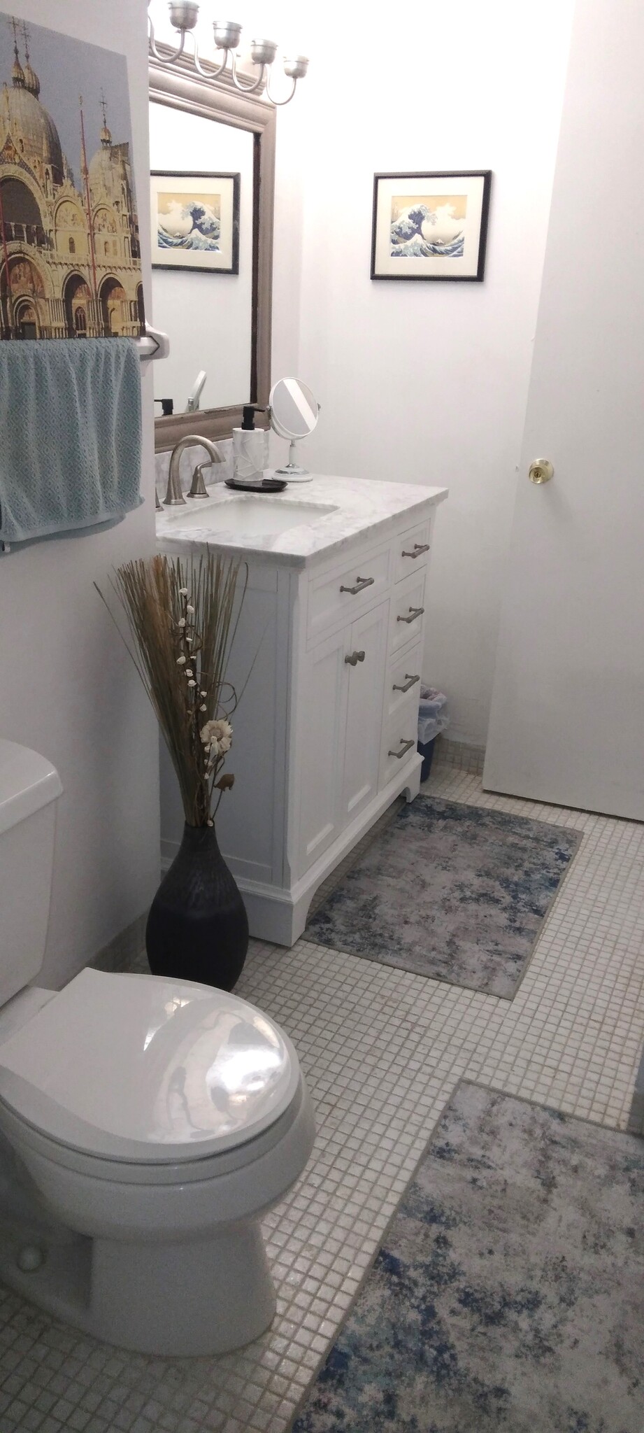 New bathroom vanity and lighting - 800 West Ave