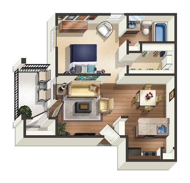 1 BED / 1 BATH - Sandshell at Fossil Creek