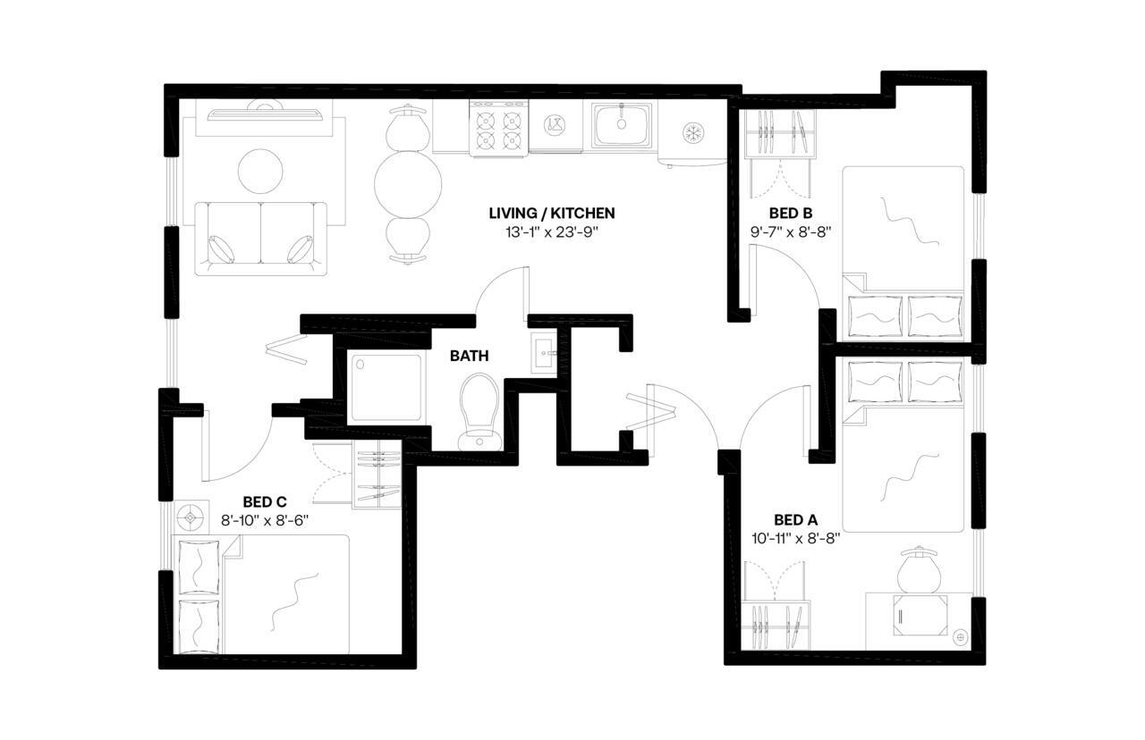 Building Photo - Room in Shared 3 bed/1 bath home