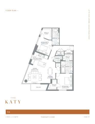 Floorplan - The Katy