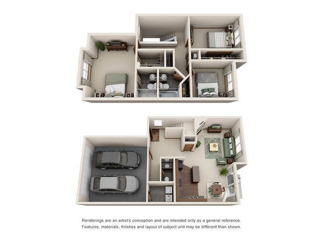 Floorplan - Brookline Townhomes