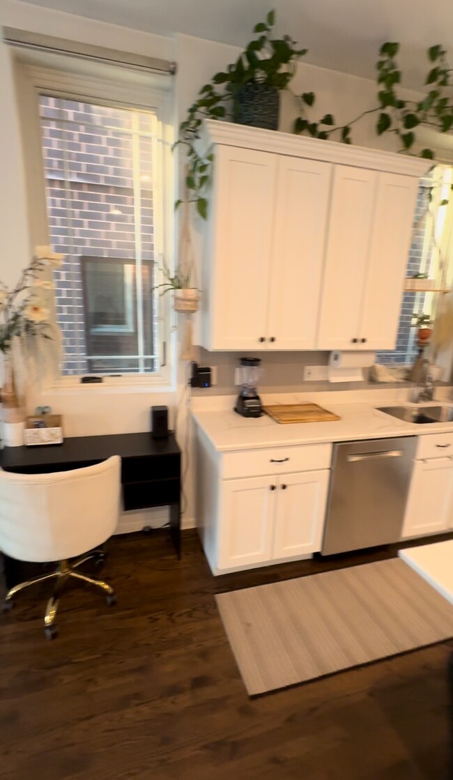 Desk in kitchen - 1617 N Campbell Ave