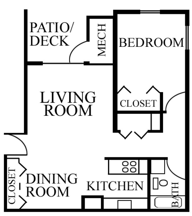 One Bedroom - 840 County