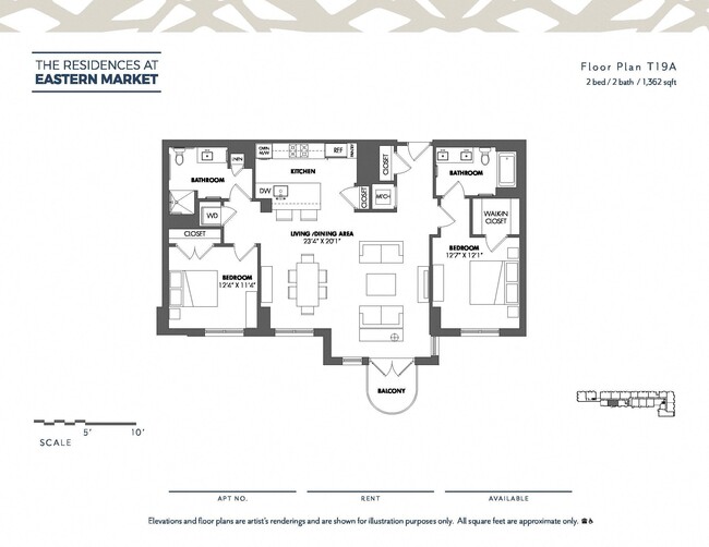 Floorplan - The Residences at Eastern Market