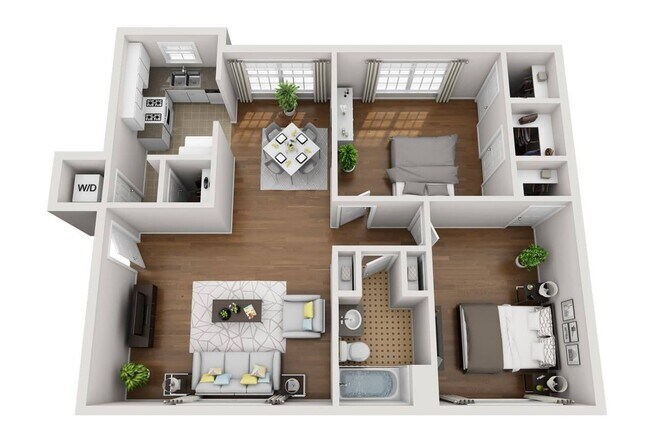 Floorplan - Crestwood Place Apartments