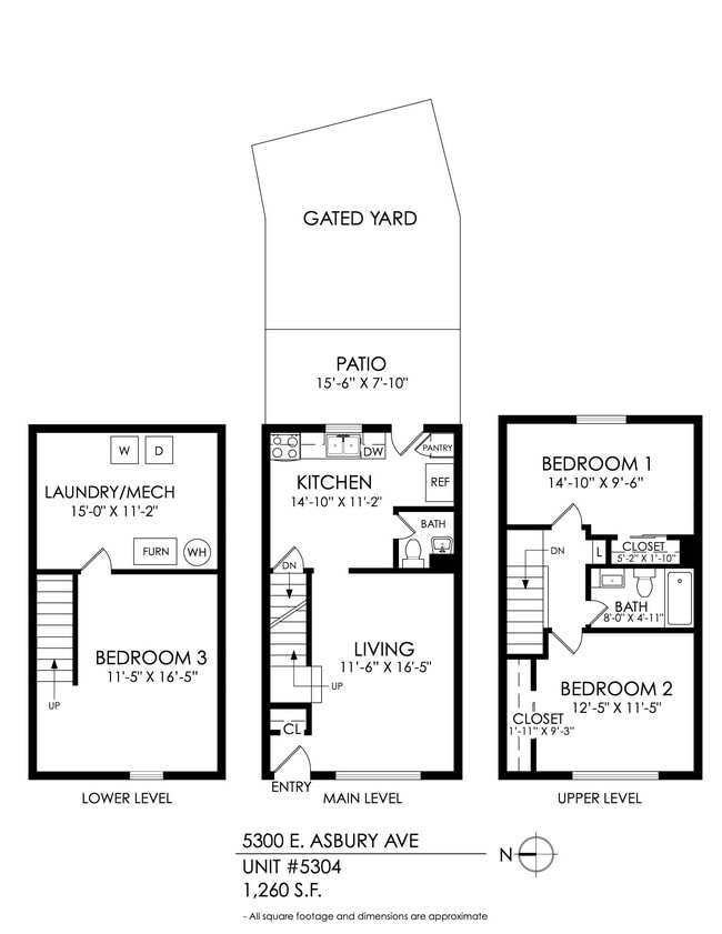 Floorplan - 5300 E Asbury Ave.