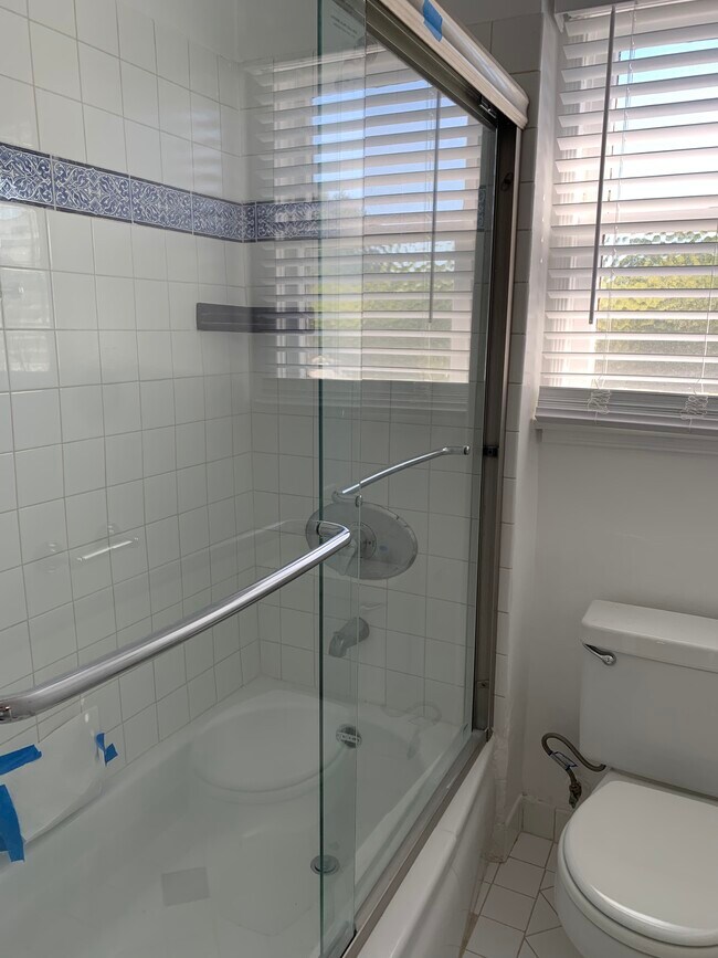 New glass shower doors - 3121 Arizona Ave