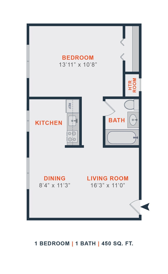 Floorplan - Pine Manor Apartments