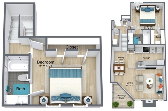 Floorplan - Bellevue West