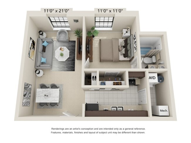 1 Bed 1 Bath - Shockoe Center