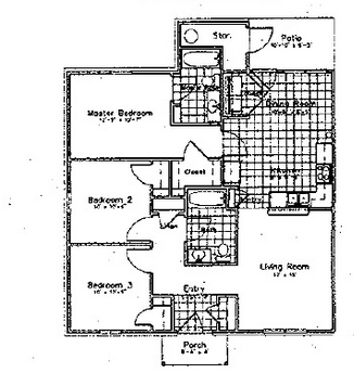 3BR/2BA - Village of New Hope Apartment Homes