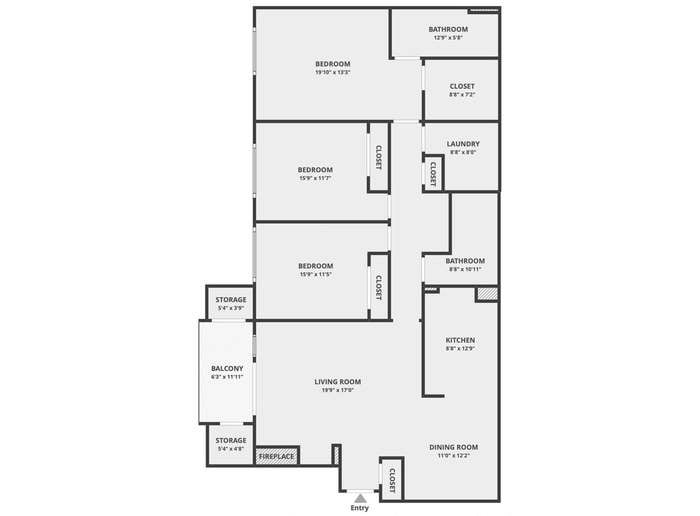 Floor plan - 14241 E 1st Dr