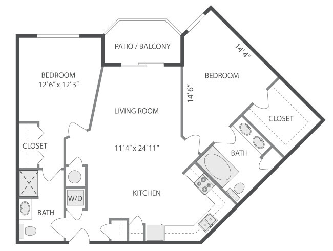 Floorplan - AMLI Lindbergh