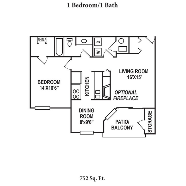 Floorplan - Deercross Apartments