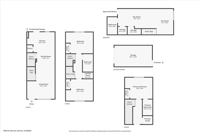 Building Photo - Modern 4-Bedroom Townhome with Rooftop Deck Near Sloan’s Lake & Light Rail