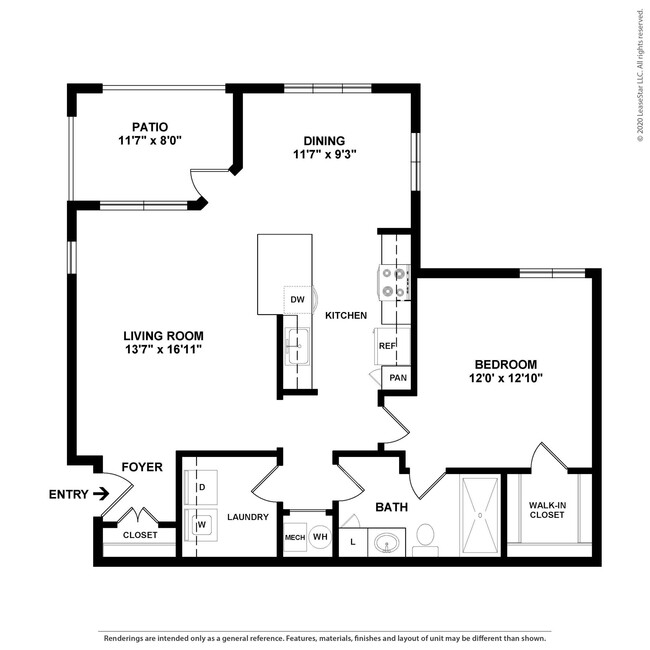 Floorplan - Skybrook Apartments