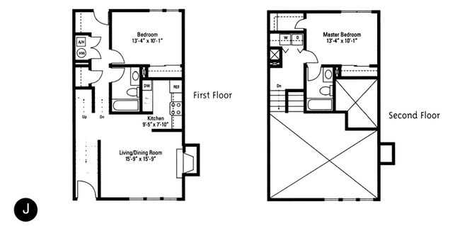 Floorplan - Crawford Square Apartments