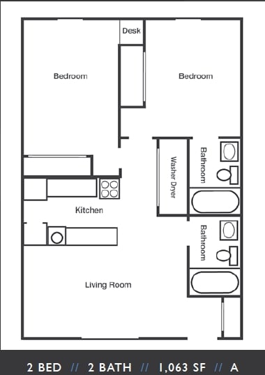 Floorplan - Stadium View III Apartments
