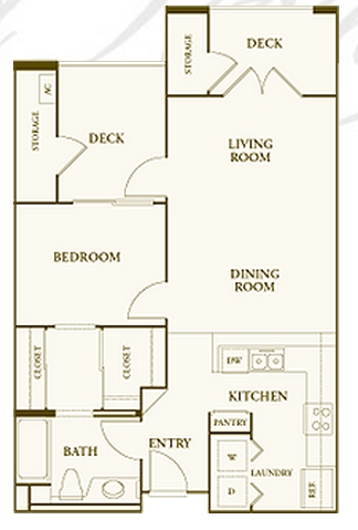 Residence 3 Upgraded - The Promenade Rio Vista Apartments