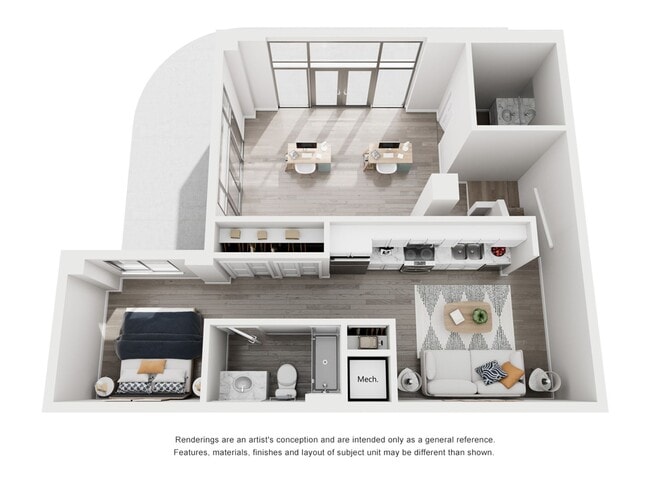 Floorplan - 78 West Apartments and Live/Work Lofts