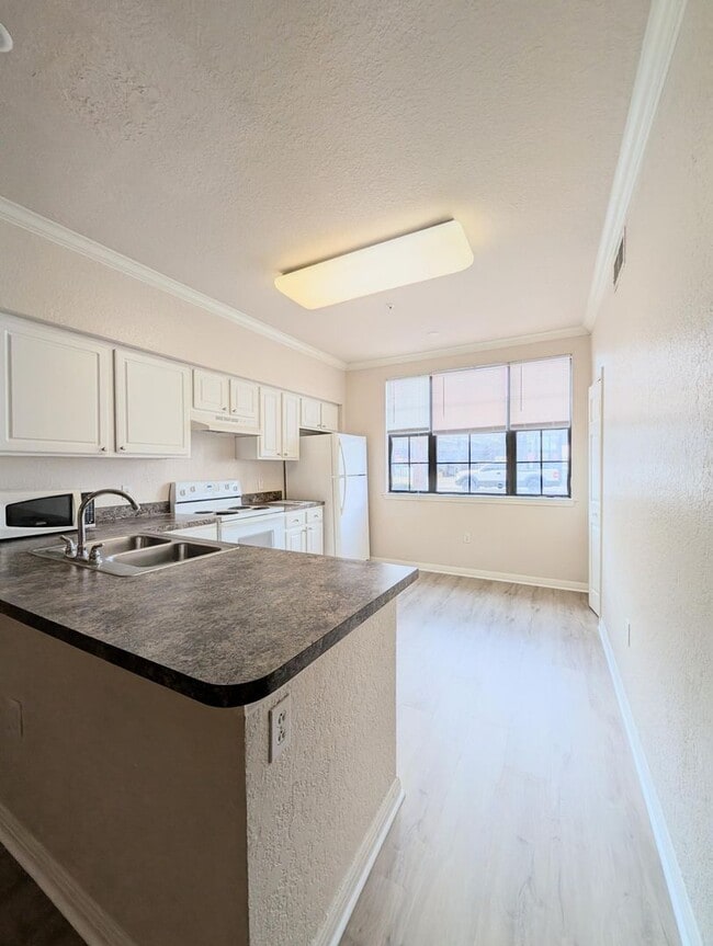 Building Photo - 1x1 Bright & spacious, convenient 1st floor unit. New flooring throughout, new washer/dryer & stove!