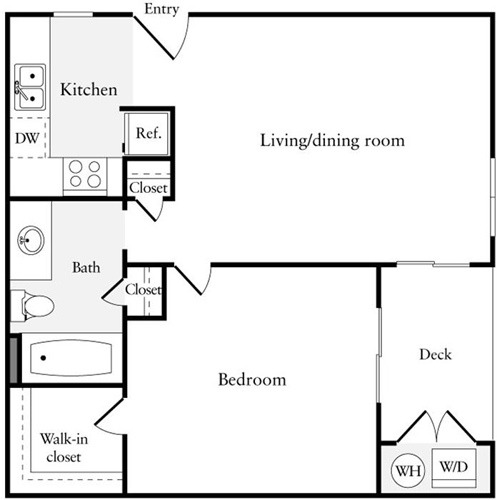 Floorplan - Riva Terra Apartments at Redwood Shores