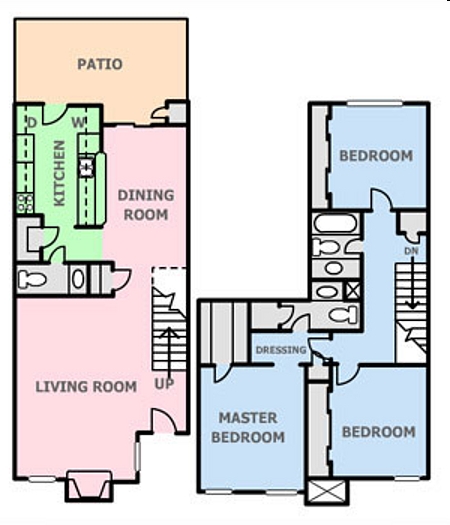 3BR/2.5BA - Kings Crossing Apartments