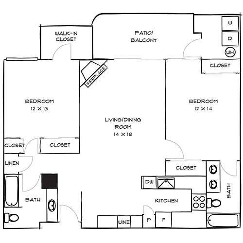 Floorplan - 3400 Avenue of the Arts