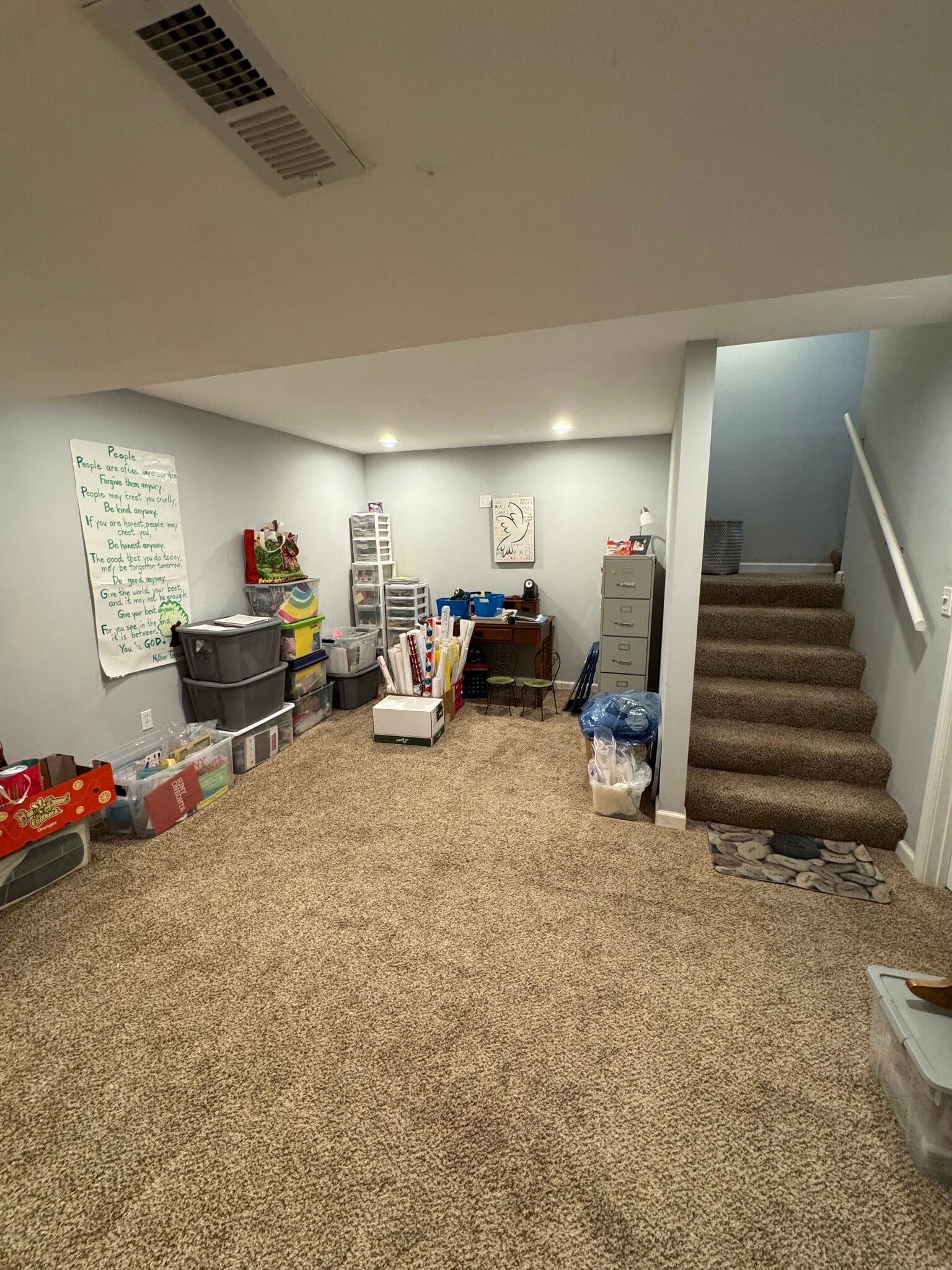 Lighted Basement Space- Relaxing - 401 Heritage Commons Cir
