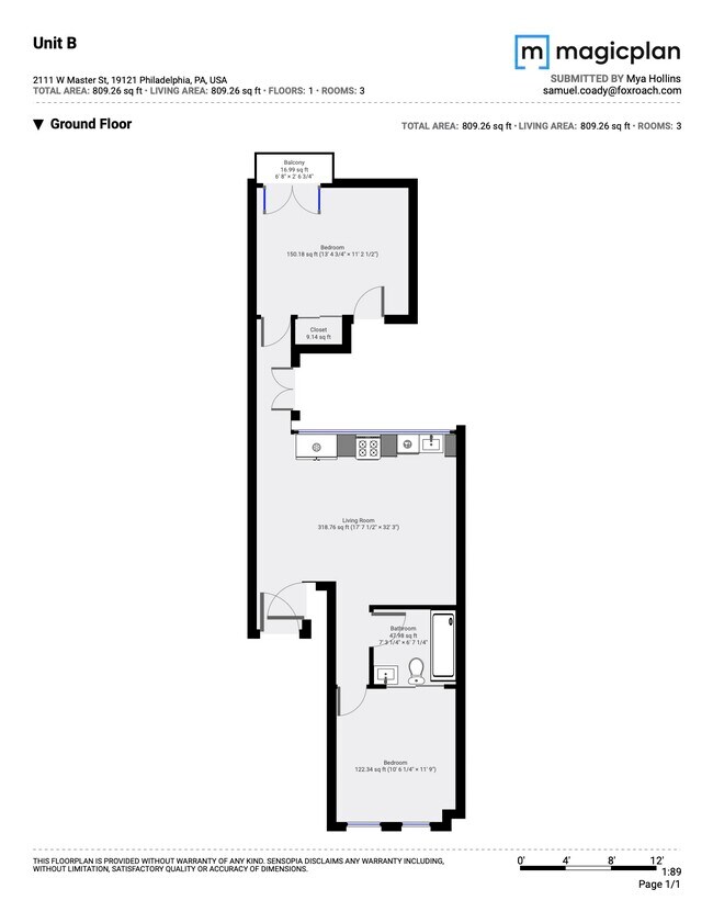 Floorplan - 2115 Master