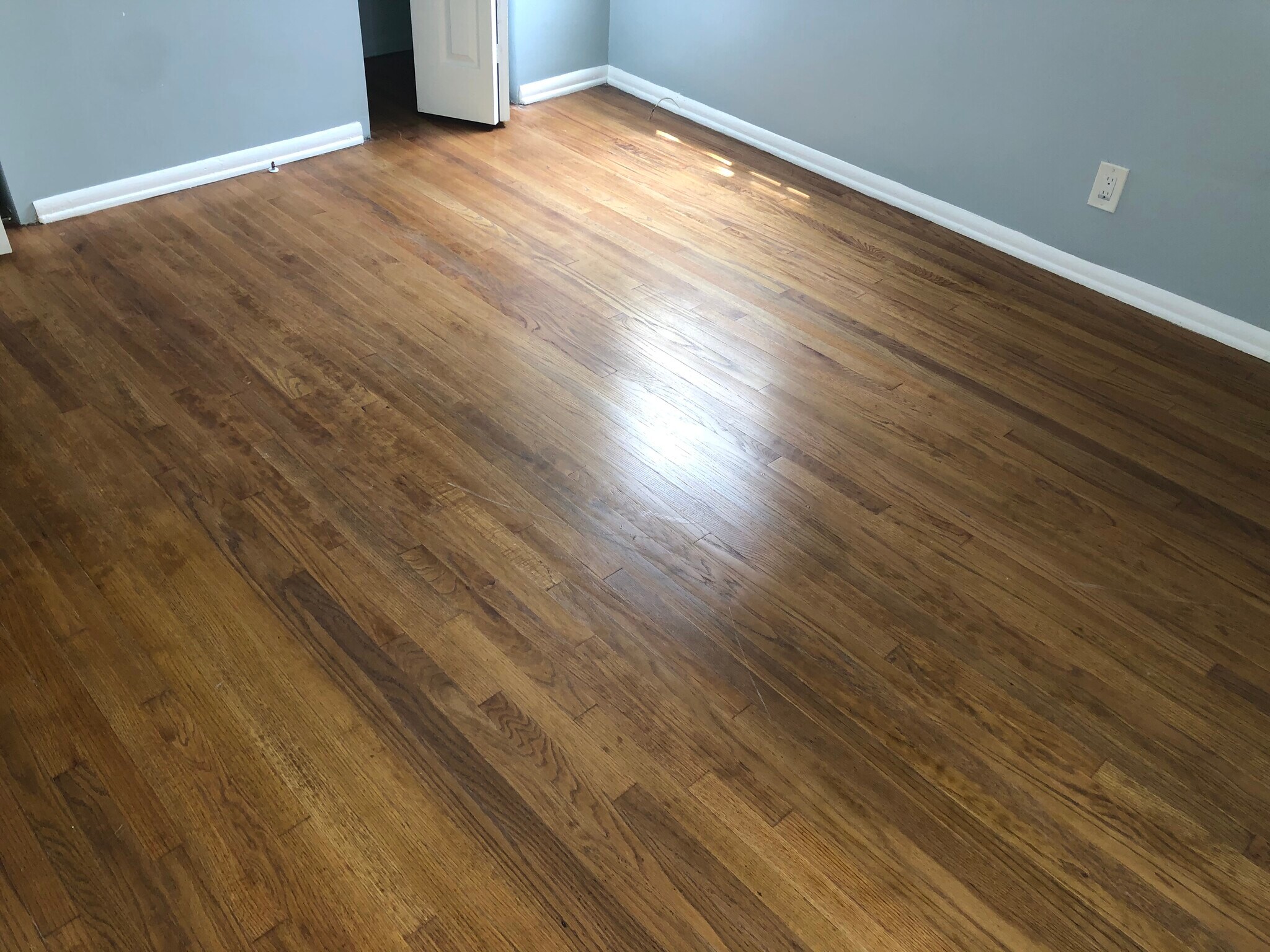 Bedroom #2 with hardwood floors throughout - 5727 S Corning Ave