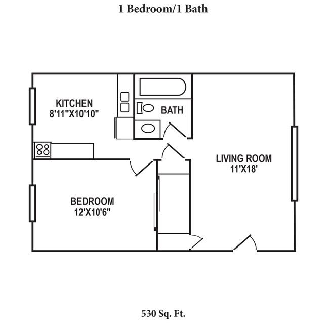 Floorplan - Sharondale Woods Apartments